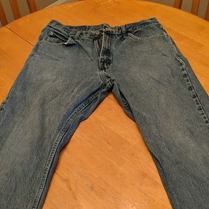 Wrangler blue jeans